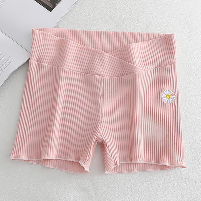 2024 Καλοκαίρι Έγκυες Σορτς κοιλιάς Εγκυμοσύνη Χαμηλόμεση Φαρδιά αθλητικά παντελόνια Κέντημα μόδας Σορτς εγκυμοσύνης