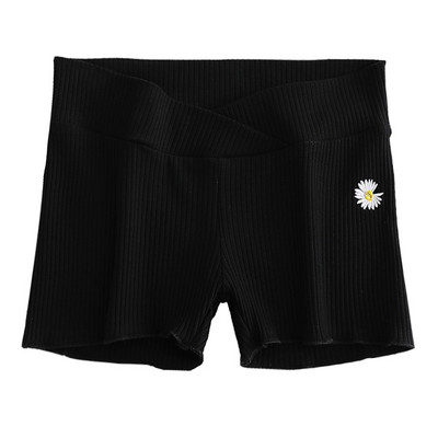 2024 Καλοκαίρι Έγκυες Σορτς κοιλιάς Εγκυμοσύνη Χαμηλόμεση Φαρδιά αθλητικά παντελόνια Κέντημα μόδας Σορτς εγκυμοσύνης