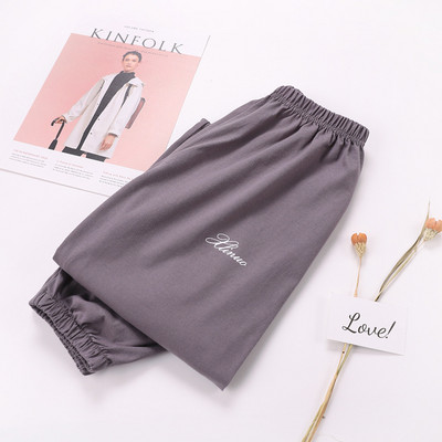 Új 100% pamut vékony, bő nagyméretű pizsama nadrág Női alsónadrág nyári otthoni nadrág Női nadrág Alkalmi puha hálóruha