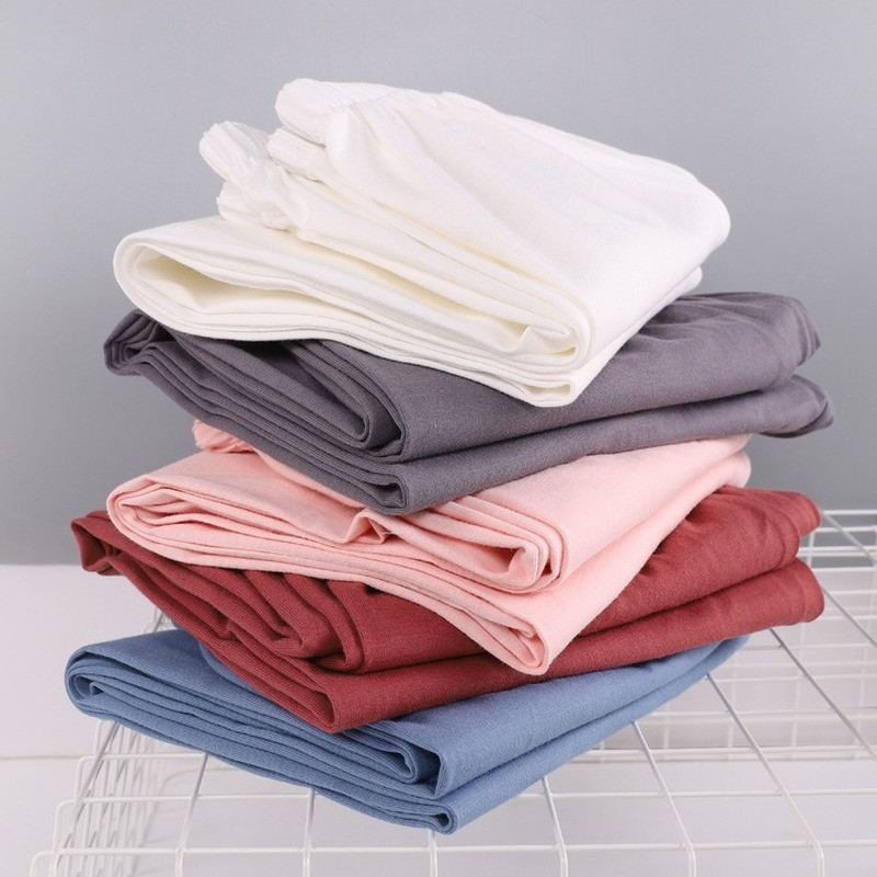 Új 100% pamut vékony, bő nagyméretű pizsama nadrág Női alsónadrág nyári otthoni nadrág Női nadrág Alkalmi puha hálóruha