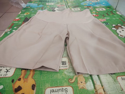 Καλοκαίρι έγκυες Ice Silk Φαρδύ παντελόνι με φαρδύ πόδι μονόχρωμο ίσιο παντελόνι ψηλόμεσο σορτς γόνατο εγκυμοσύνης Χονδρική