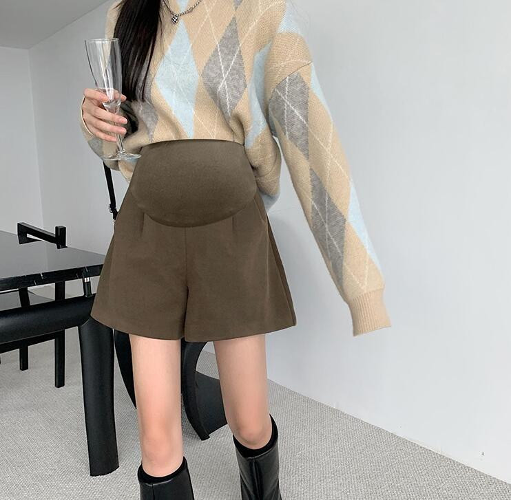 Sügistalvised rasedariided mood kõhupüksid kõrge vöökohaga lahtised raseda saapad püksid laiad sääred püksid hulgimüük