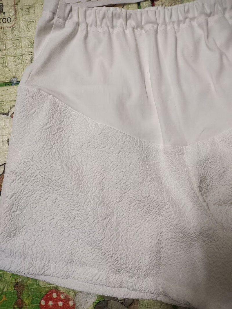 2024. aasta suvised rasedate kõhupüksid, lühikesed disainiga kõrge vöökohaga laiad jalad Rasedatele naistele Empired lühikesed püksid Raseduse lahtised Dobby püksid