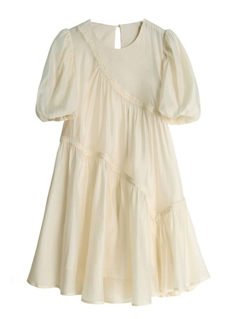 2024. gada vasaras grūtnieču šifona kleita, salda kleita ar īsām piedurknēm ar O-veida kakla izgriezumu grūtniecēm, balles kleita, princeses šifona kleita