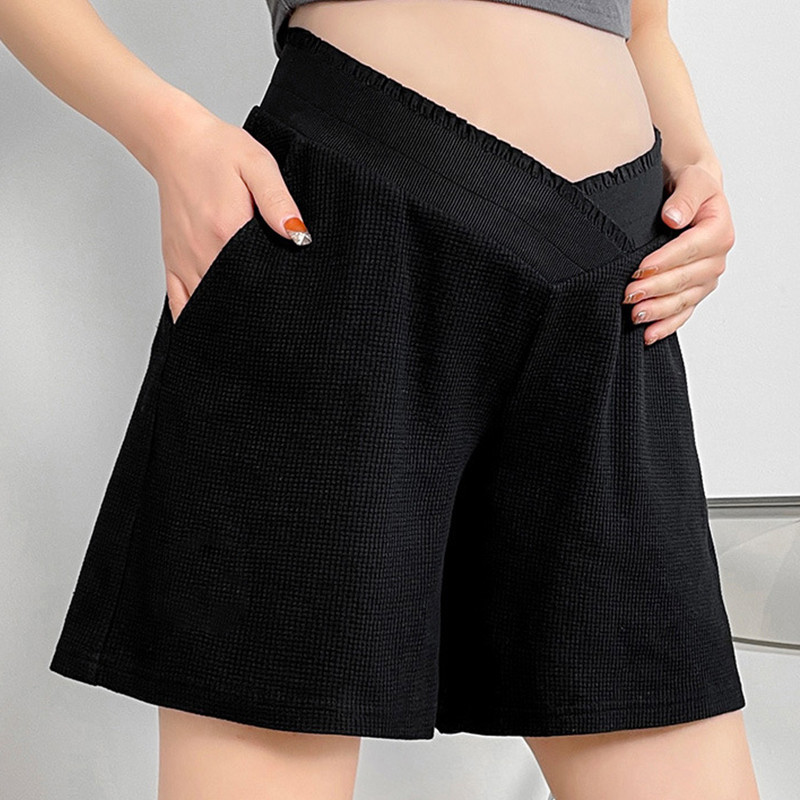 Suvised rasedad vahvlid Moodsad püksid Reguleeritavad kõhupüksid Riided rasedatele Naiste vabaajarõivad raseduse ajal magamiseks