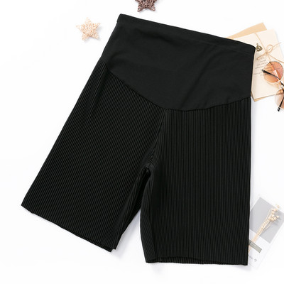 Jauni vasaras kroku šorti grūtniecēm ar augstu vidukli, vēderu platām kājām, brīvas drēbes grūtniecēm grūtniecības laikā, mājas apģērbs