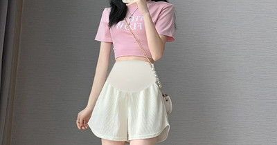 2024 ühevärviline suvine rasedajää siidist lühikesed püksid õhukesed lahtised vabaaja rasedad spordipüksid moes lühikesed püksid