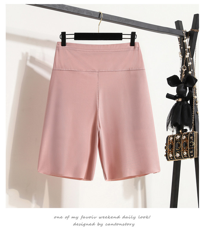 Grūtniecēm brīvā laika stara pēda ar platām kājām Vasaras vēdera bikses brīvas vingrošanas bikses ar augstu vidukli Grūtniecības sporta šorti