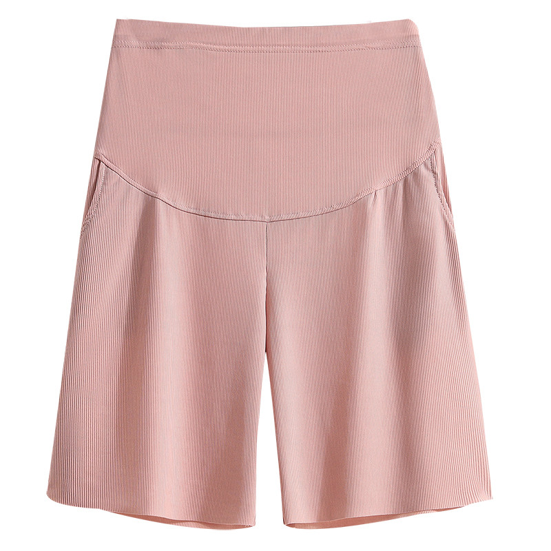 Grūtniecēm brīvā laika stara pēda ar platām kājām Vasaras vēdera bikses brīvas vingrošanas bikses ar augstu vidukli Grūtniecības sporta šorti