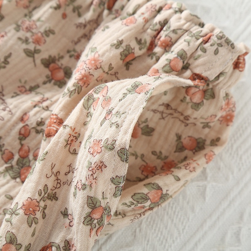 100% kokvilnas dzija Sākums Bikses Sievietēm Sleep Bottoms Hot Sale Fresh Print Pidžamas Bikses Sieviešu Wleepwear Sieviešu brīvas bikses