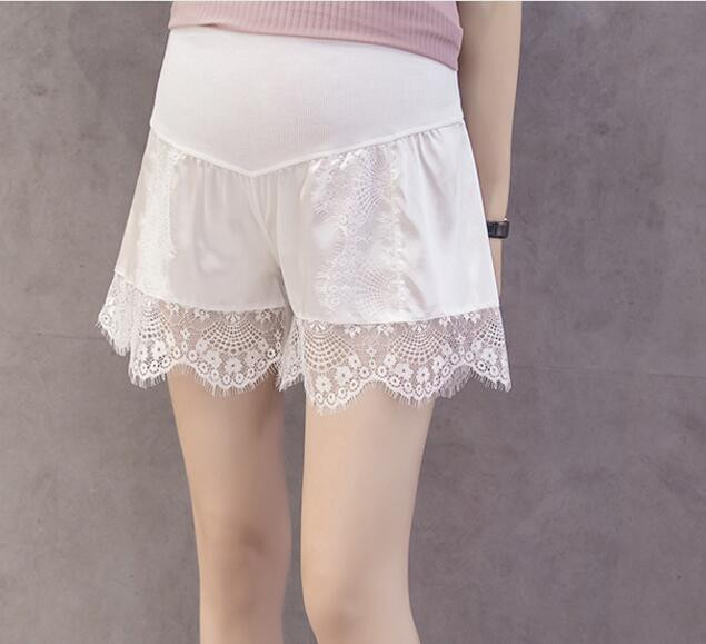 Plānas daļas kokvilnas zemu jostasvietu Grūtnieču šorti grūtnieču šorti grūtniecēm grūtniecēm džinsa šorti vasara