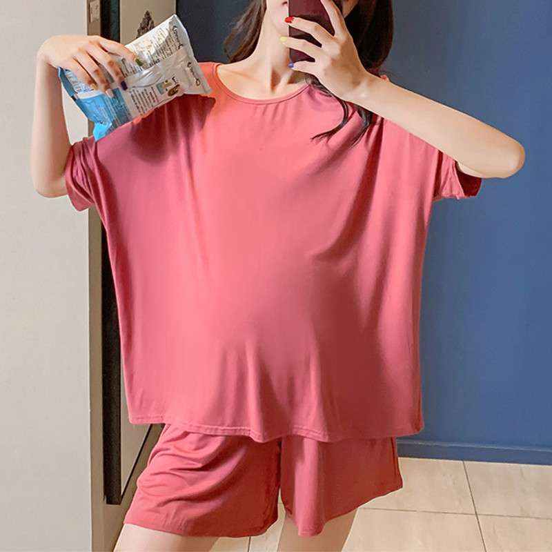 Pidžamas grūtniecēm, barojot bērnu ar krūti, brīvi mājas apģērbi, modi, kopšana, pidžamu komplekti grūtniecēm, dzemdībām un dzemdībām, drēbes vasarai