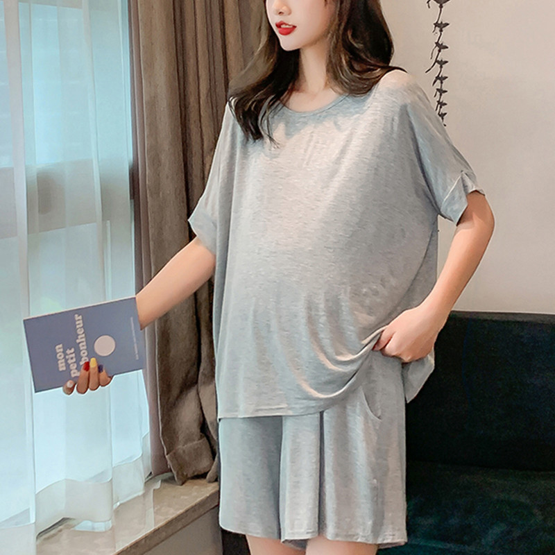 Pidžamas grūtniecēm, barojot bērnu ar krūti, brīvi mājas apģērbi, modi, kopšana, pidžamu komplekti grūtniecēm, dzemdībām un dzemdībām, drēbes vasarai