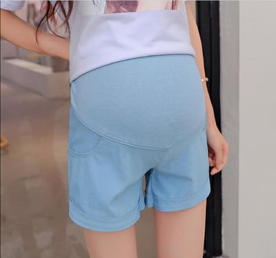 Fashion Maternity Denim Loose Shorts Jeans Plus Size Clothes Pregnant Women Capris Pants For Pregnancy Clothing Maternity Pant