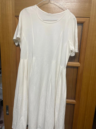 Suvine Korea stiilis raseda naise elegantne kleit lühikeste varrukatega O-kaelusega moodne rasedate plisseeritud kleit Suures suuruses rasedatele mõeldud riided