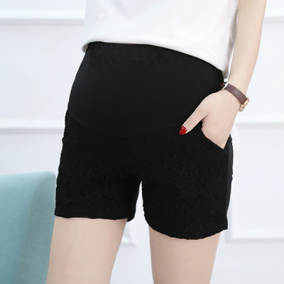 2023. aasta suvine rasedate naiste püksid õhukesed rasedatele mõeldud kõhupüksid väljast plisseeritud elastse vöökohaga lühikesed püksid