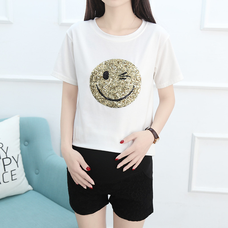 2023. aasta suvine rasedate naiste püksid õhukesed rasedatele mõeldud kõhupüksid väljast plisseeritud elastse vöökohaga lühikesed püksid