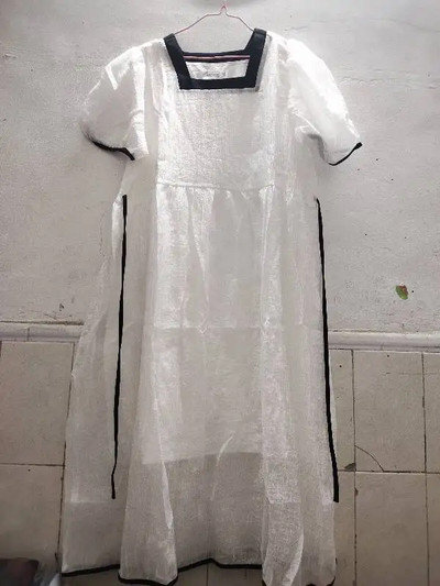 Suvine mood rasedatele avar šifoonist kleit, ühevärviline puhvis varrukatega rasedate kleit Elegantne riietus sinine roheline