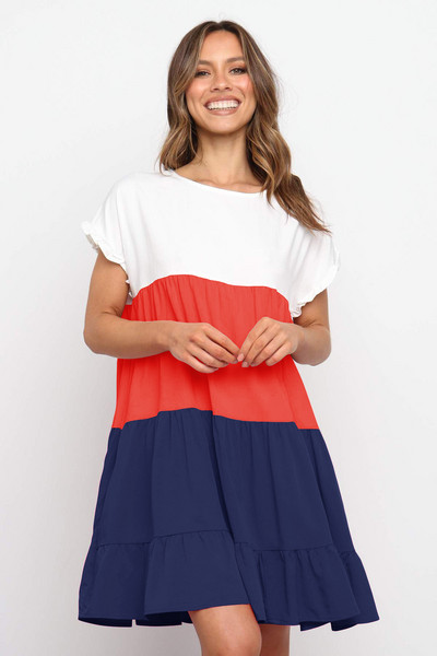 Vasaras grūtnieču sauļošanās kleita kontrastkrāsu kleita grūtniecēm, pludmales apģērbs Vestidos, brīvs Premama apģērbs, 2021. gada elegants