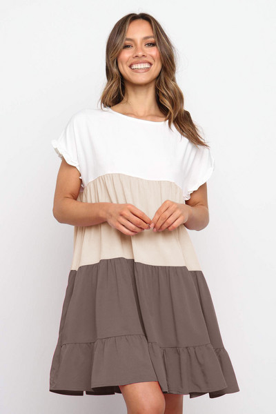 Vasaras grūtnieču sauļošanās kleita kontrastkrāsu kleita grūtniecēm, pludmales apģērbs Vestidos, brīvs Premama apģērbs, 2021. gada elegants