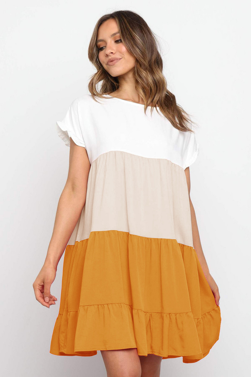 Vasaras grūtnieču sauļošanās kleita kontrastkrāsu kleita grūtniecēm, pludmales apģērbs Vestidos, brīvs Premama apģērbs, 2021. gada elegants