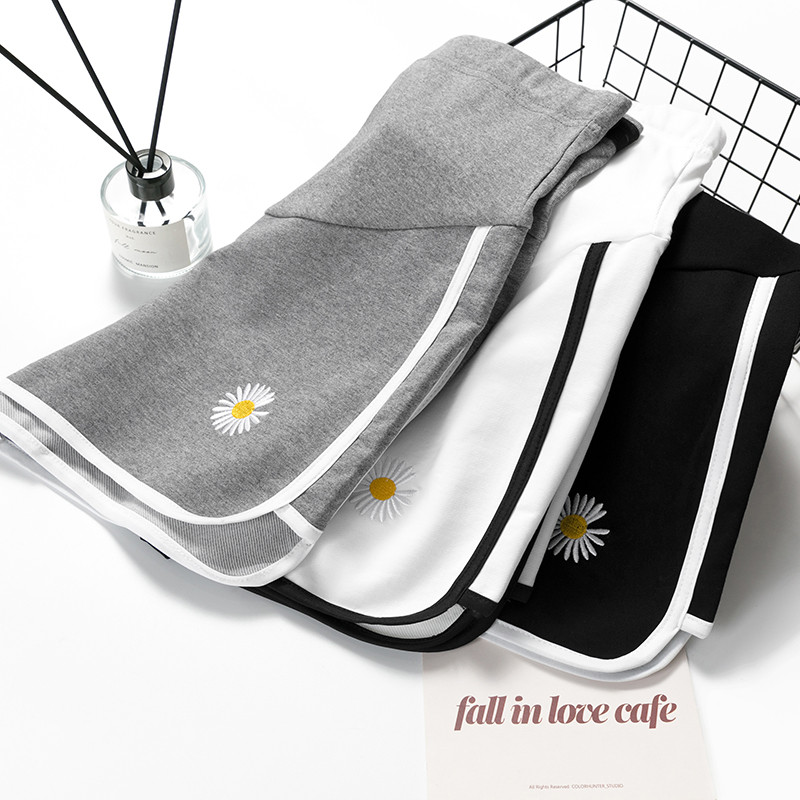 Rasedad suvised uued laia säärega püksid lühikesed püksid vabaaja püksid mood kõik sobivad retuusid turvapidžaamapüksid