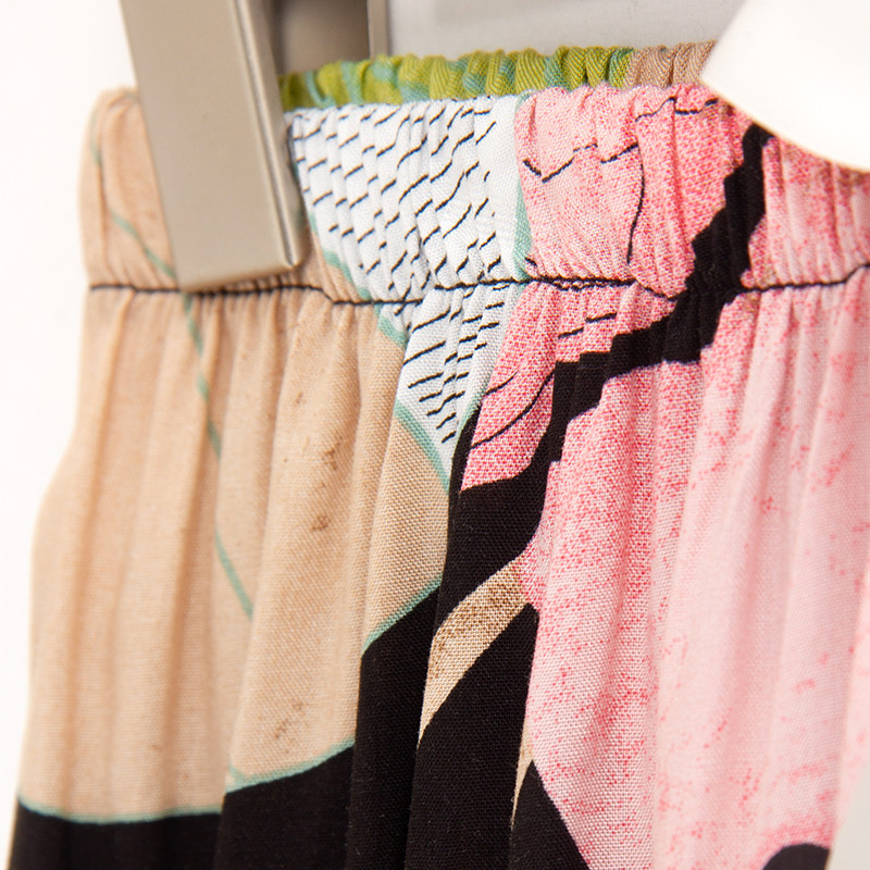 Sieviešu Vasaras Viscose Liela izmēra S-3XL Īsas bikses ar apdruku plati, vaļīgi guļamveļa Nakts Wears Bikses Sieviešu pidžamas bikses