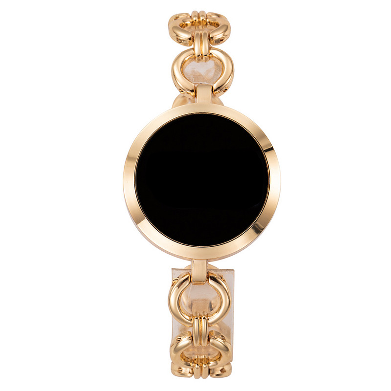 Sieviešu modes mazs, vienkāršs skārienekrāna ķēdes pulkstenis sievietēm, tērauda jostas, studentu rokassprādze, elektronisks sieviešu modes pulkstenis