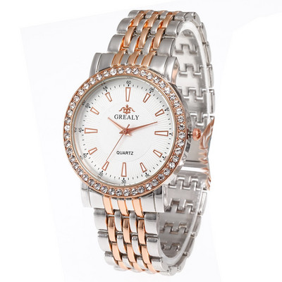 Uued vabaaja käekellad Naiste luksuslikud moesõprade käekellad Rhinestone`ist roostevabast terasest kvartskell Meestele Naistele Kingituseks ärikäekell