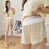 Nauji Nėščiųjų šortai Vasariniai ploni išoriniai drabužiai laisvalaikio laisvos plačios kojos ledinės šilko sportinės kelnės nėščioms moterims vasarinė suknelė