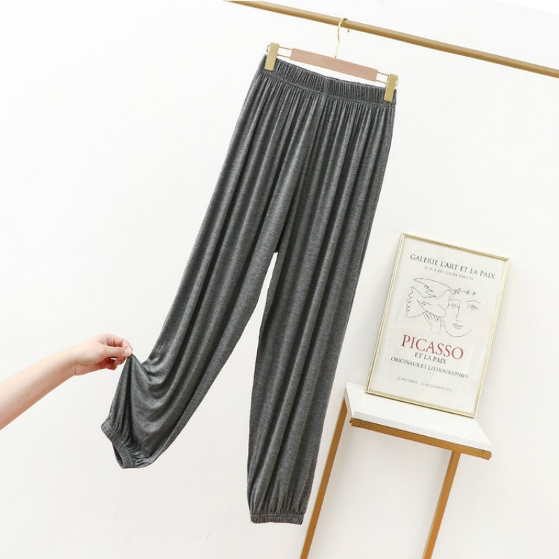 Fdfklak nyári új pizsama Otthoni nadrágok női nadrágok koreai stílusban bő izzadt nadrágok női laza otthoni nadrágok pj nadrág pizsama