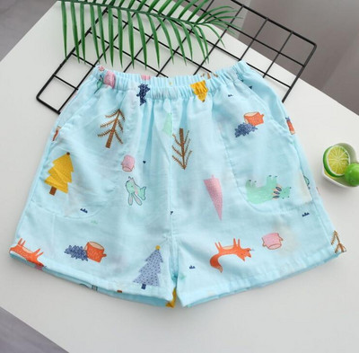 Puuvillased naiste pidžaamad lühikesed püksid, millel on lilledega trükkimine, lühikesed lahtised kodusalongi magamispüksid kevadiste kodupükste jaoks