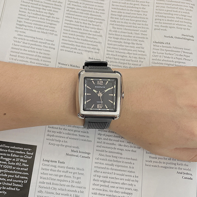 GOLDEN Personality Klasszikus retro mutatós férfi kvarcóra Egyszerű diákúszás, vízálló 100 méteres búvárkodás elektronikus karóra ZD