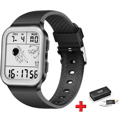 LIGE jauns modes pulkstenis vīriešiem Top zīmola luksusa Astronaut elektroniskie digitālie pulksteņi Signalizācija Sporta ūdensizturīgs gaismas rokas pulkstenis