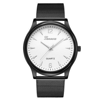 Luksuslik meeste käekell Uus lihtne mood Roosa kullast võrgust kvartskellad Sport meeste elektrooniline kell Kvaliteetne Horloges Mannen