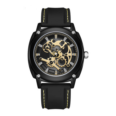 UTHAI CQ204 uus elektrooniline kvartsist meeste käekell Mood vaba aja spordi trendi silikoonist vee- ja põrutuskindel meeste käekell