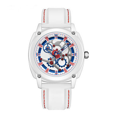 UTHAI CQ204 uus elektrooniline kvartsist meeste käekell Mood vaba aja spordi trendi silikoonist vee- ja põrutuskindel meeste käekell