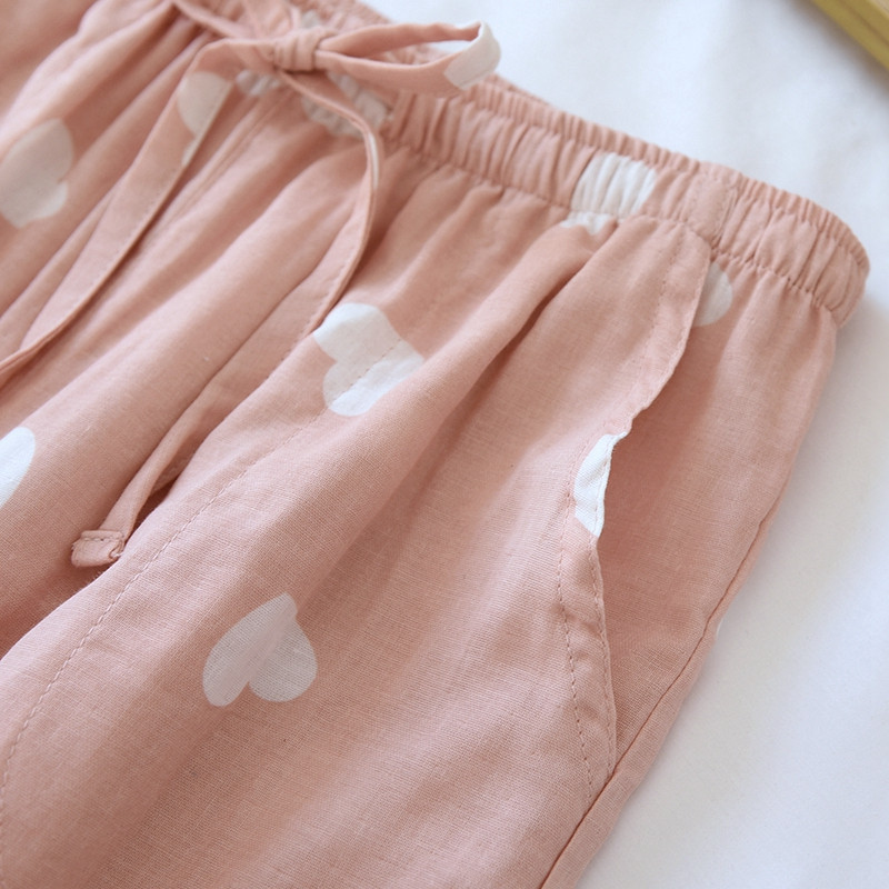 Sieviešu guļamveļa, skaista apdruka, elpojošs, ikdienišķs korejiešu stila studentu pavasara vienkāršs guļamtērps, moderns visa garuma atpūtas telpa