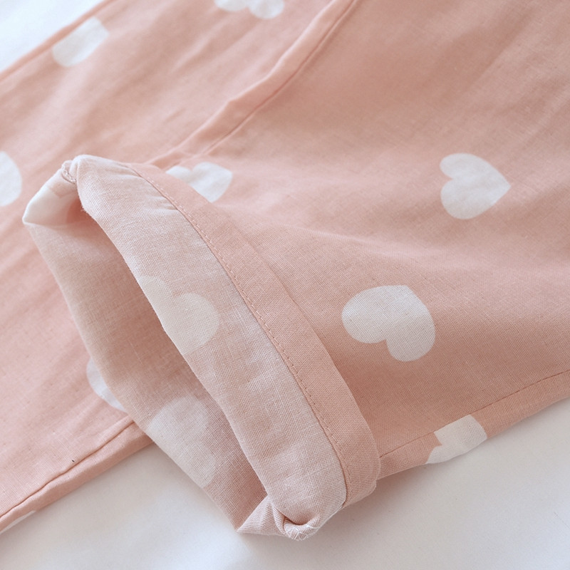 Sieviešu guļamveļa, skaista apdruka, elpojošs, ikdienišķs korejiešu stila studentu pavasara vienkāršs guļamtērps, moderns visa garuma atpūtas telpa