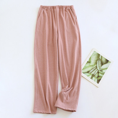 Alvónadrág Női De Velvet Őszi Téli Nadrág Vastag Kívül hordható Kockás Egyenes nadrág Otthoni ruhák