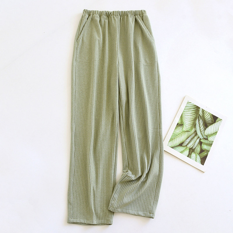 Alvónadrág Női De Velvet Őszi Téli Nadrág Vastag Kívül hordható Kockás Egyenes nadrág Otthoni ruhák