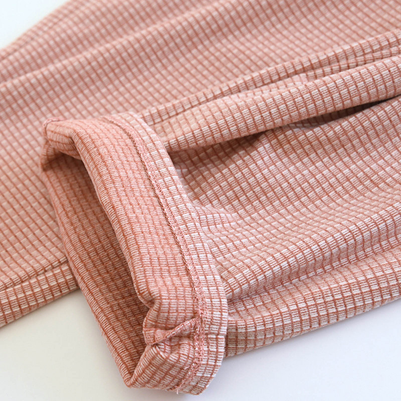 Alvónadrág Női De Velvet Őszi Téli Nadrág Vastag Kívül hordható Kockás Egyenes nadrág Otthoni ruhák