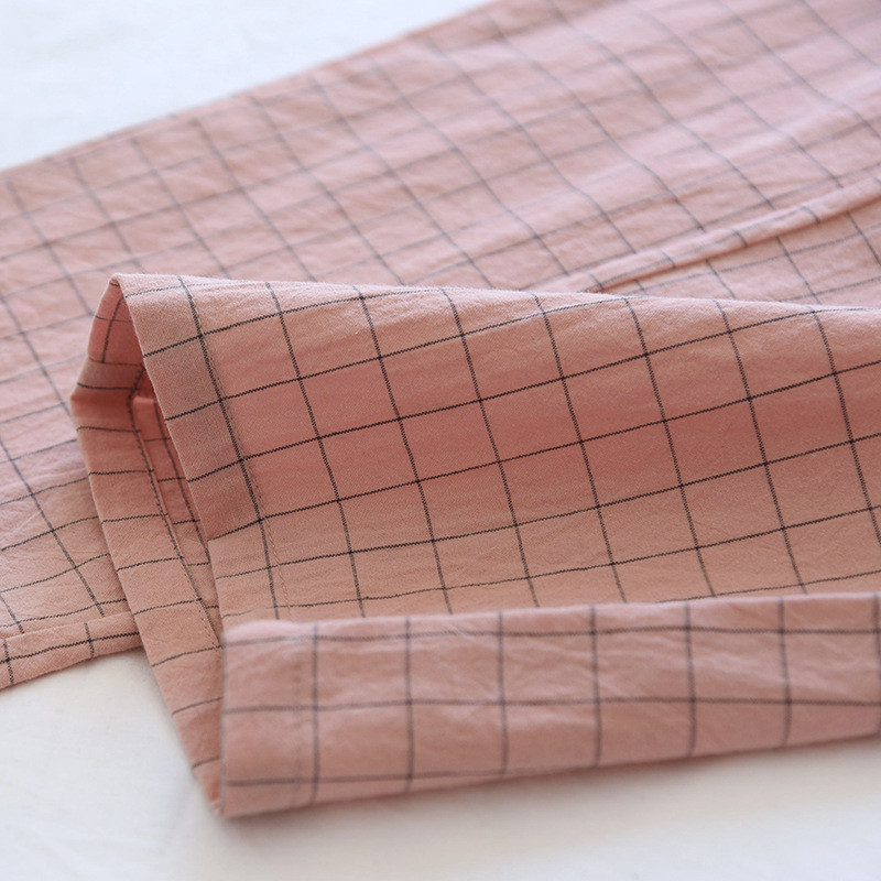 Rūtainas pidžamas bikses Sieviešu kokvilnas pavasara un vasaras plānas mājas garās bikses var valkāt pidžamas garās bikses sievietēm