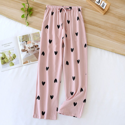 Puhas puuvillased unepüksid naiste pantalones de mujer lihtsad armastajad 100% puuvillased kodupüksid vabaaja pidžaamapüksid meestele