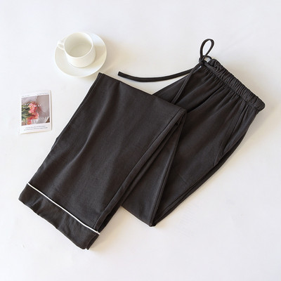 Puhas puuvillased unepüksid naiste pantalones de mujer lihtsad armastajad 100% puuvillased kodupüksid vabaaja pidžaamapüksid meestele