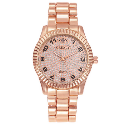 Jauns modes tērauda siksniņa vīriešu pulkstenis Rhinestone digitālais sejas sieviešu pulksteņi Full Sky Star vīriešu sieviešu pulkstenis Relogio sieviešu pulksteņi