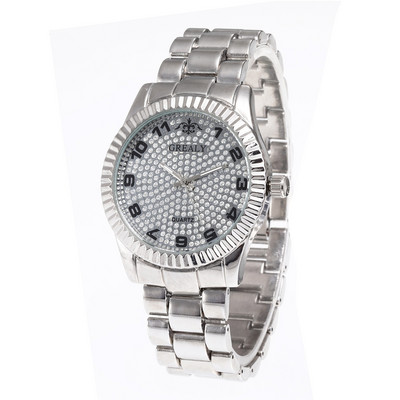 Jauns modes tērauda siksniņa vīriešu pulkstenis Rhinestone digitālais sejas sieviešu pulksteņi Full Sky Star vīriešu sieviešu pulkstenis Relogio sieviešu pulksteņi