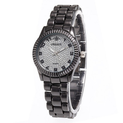 Jauns modes tērauda siksniņa vīriešu pulkstenis Rhinestone digitālais sejas sieviešu pulksteņi Full Sky Star vīriešu sieviešu pulkstenis Relogio sieviešu pulksteņi