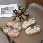 2024 új divatos lányok strandcipő gyermek szandál lány nyári puha talpú csúszásmentes nagy gyerek hercegnő cipő