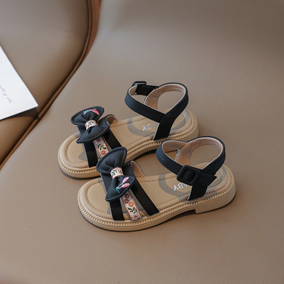 2024 új divatos lányok strandcipő gyermek szandál lány nyári puha talpú csúszásmentes nagy gyerek hercegnő cipő